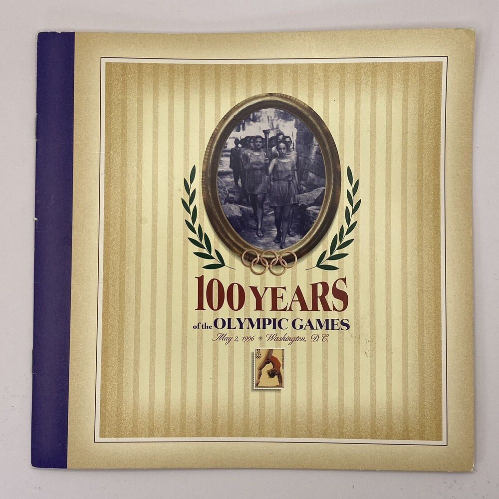 1996 Centennial Olympic Games-First Day Sealed Souvenir Stamp Collectors Book
